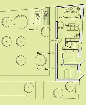 Kır Evi Casa De Olivos, Chimenea Con Horno 2 Hab 4 Pers Mas 1 Max